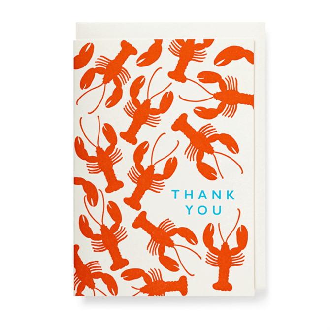 Archivist Lobster Thank You Card